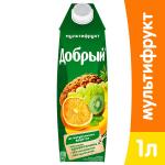 Сок Нектар Добрый Мультифрукт, т/пак 1л х 12шт 4607042435287