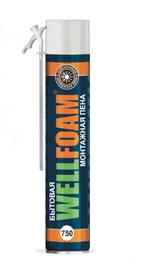 Пена полиуретановая монтажная бытовая WELLFOAM 750 всесезонная WELLFOAM WF750B