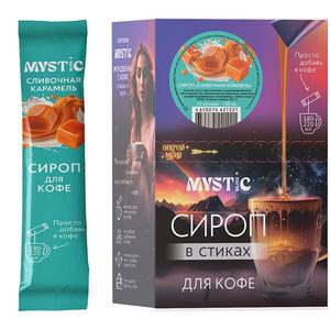 Сироп MYSTIC BLISS Сливочная Карамель. 15 стиков / 1 шоубокс