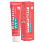 Гелевая зубная паста Clean&Fresh с экстрактами красного женьшеня и ацеролы, 105 г, Consly