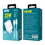 Зарядное устройство Jokade JB028 PD25W+QC3.0 3А с Type-C белое 6921042128610