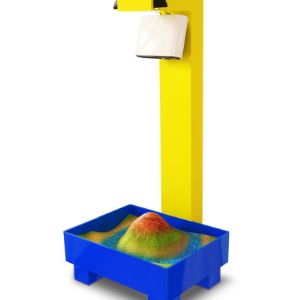 Интерактивная песочница умный стол - &#34;Островок&#34; цвета синий - желтый
