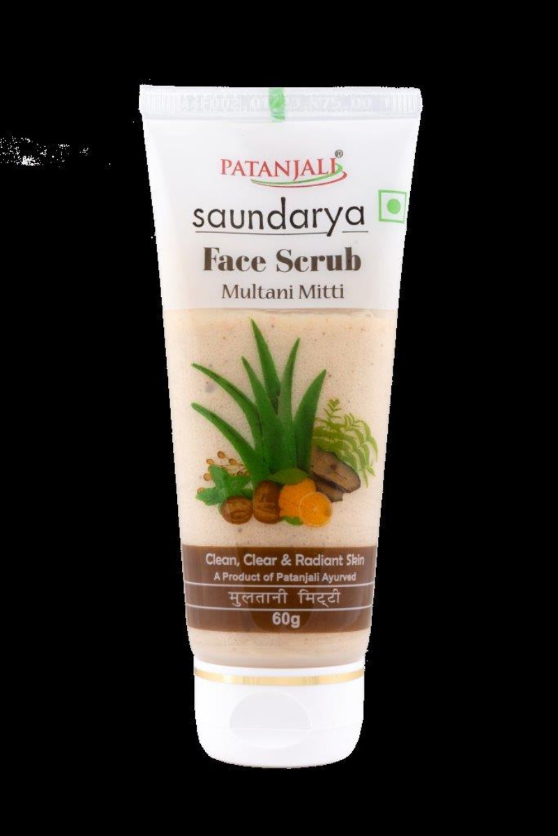 Скраб для лица саундарья мултани мити / Patanjali Saundarya Face Scrub (Multani Mitti)