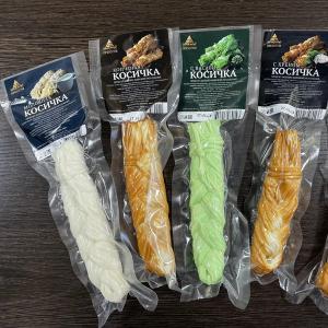 Белково жировой продукт "КОСИЧКА ПРЕМИУМ" 100гр. собственного производства ИП Туманов А. Ю. в ассортименте : Молочная / Копченая, Васаби / Лосось / Хрен