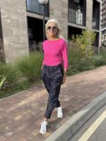 Брюки женские укороченные зауженные шаровары, модные брюки, бананы БРСС001С