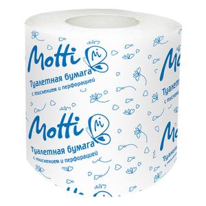 Т/бумага в рул. MOTTI 1-сл, 54м, белая 17г/м.кв.(105472-C)