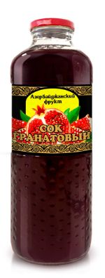 Сок гранатовый "Азербайджанский фрукт" ст/б 1 л