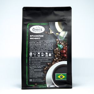 Сбалансированный и яркий кофе из Южной Америки. Во вкусе преобладает сладость, кислостность умеренная, легкая горчинка в послевкусии. В аромате доминируют орехово - шоколадные и фруктовые ноты.