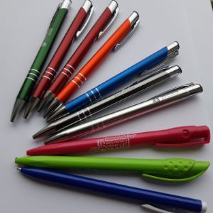 Ручки из металла и пластика с  логотипом ( уф печать, тампопечать,  гравировка.  Большой выбор ручек с   покрытием софт -тач