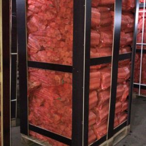 Дрова березовые без коры, влажность 0-18%