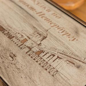 Подарочные коробки с гравировкой из хдф