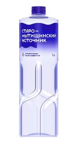 Вода питьевая 1 л Премиум негазированная "Старо-мытищинский источник", артезианская премиум, пэт, упаковка 1*6 шт.