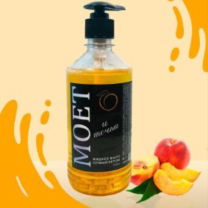Жидкое мыло – Сочный персик «МОЕТ и Точка»