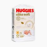 Подгузники "Huggies" Elite Soft 0+ до 3.5 кг, 50 шт