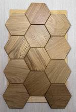 Деревянная мозайка с фаской