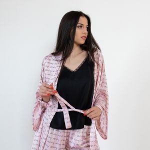 Короткое кимоно-пижама