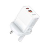 Yesido YC32 СЗУ Quick Charger 2 usb_PD 20W & QC3.0 18W для USB A + Type-C, белый