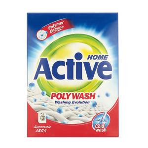 Стиральный порошок автомат &#34;Poly Wash&#34; Polymer Enzyme-технология холодной стирки, 450 гр.