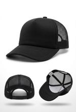 Кепки однотонные без бренда 5-ти клинка с сеткой 5-С