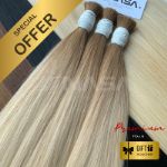 Bulk Hair Extension Straight Nasa Hair Light Honey Ombre 0062