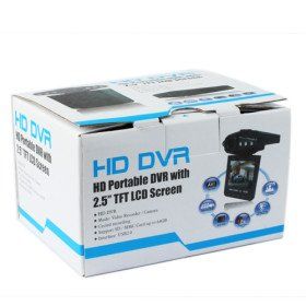 HD Portable DVR with 2.5&#34; TFT LCD Screen. Быстрый фотоснимок, быстрая запись, быстрый просмотр
Циклическая запись, запись файлами по несколько минут
HDMI выход, USB 2.0
Поворотный дисплей
Ночная съемка
Поддержка карт памяти SD/MMC до 64 Гб
Детектор движения