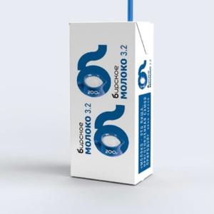 Молоко 3,2 % 0,2