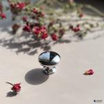 Ручка мебельная кнопка 407 CP