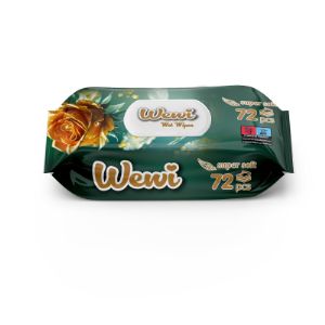 Влажные салфетки Wewi Rose 72 шт