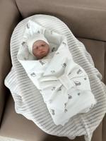 Конверт интерлок ежики