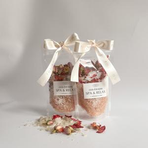 Соль для ванн с Крымской и английской солью, натуральными маслами, сухоцветами