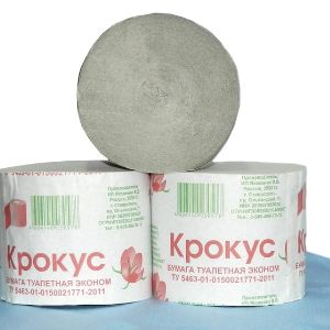Туалетная бумага Крокус. Туалетная бумага Крокус 165 м эконом класса цена 6,10