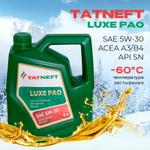 Масло моторное Татнефть LUXE PAO 5W-30 4650229680864