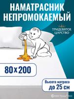 Наматрасник не промокаемый мулетон ш12.01