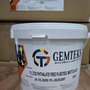 Черная матовая краска для шелкографии, пластизоль