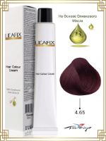 Краска для волос 100 мл 4.65 Средне-коричневый красный махагон (красное вино) LILAFIX PROFESSIONAL LILA.PR.D.009