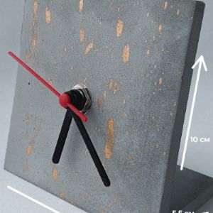 Часы интерьерные из бетона