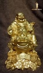 Статуэтка Хотэй на денежный жабе