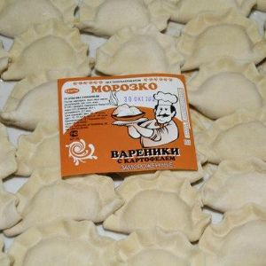 Вареники с натуральной картошкой!. Натуральные вареники с настоящей картошкой и обжаренным лучком! 120р. кг.