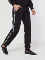Брюки на манжете / Джоггеры / Спортивные брюки MOM №1 MOM-0120-BLACK