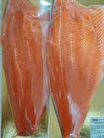 филе форели, соленая, копченая рыба