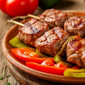 Шашлык &#34;Грузинский&#34; 500г.
Шашлык свиной &#34;Сливочный&#34; 500г.
Шашлык свиной сливочный ( из вырезки) 500г.
Свинина по-аргентински 500г.
Стейк из свинины &#34;Медовый&#34; 500г.
Эскалоп свиной 500г.
Шейка свиная мраморная &#34;Масло с травами&#34; 350г.