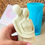 Силиконовая форма 3D обьятия Семейный мыловар