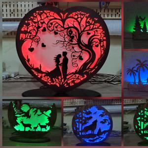 Светильники из дерева