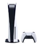 Sony PlayStation 5 Standard Edition Console, Support 4K @ 120Hz, AMD Zen 2, AMD RDNA 2 GPU, 16GB RAM, Built-in 825GB SSD, Tempest 3D AudioTech, Haptic, International Version, White 80345