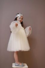 Платье нарядное детское, праздничное платье для девочки, платье на праздник детское 4season с длинным рукавом 10021