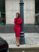 Платье SOLE dress9.bordo