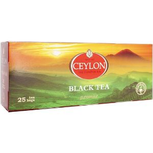 Чай черный байховый Цейлон CEYLON &#34;Премьер&#34; с/я 1,5г*25п к/к  1/24