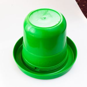 Поилка вакуумная (5,8 л), пластик (зеленая)