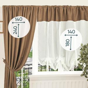 Представляем вашему вниманию стильные и практичные шторы от бренда ГАЛАНТ, которые станут идеальным дополнением к вашему интерьеру. Этот комплект из двух штор, выполненных из плотной ткани блэкаут, создаст уютную атмосферу в вашей кухне, защищая от яркого солнца и любопытных взглядов. Шторы износостойкие и не мнутся, что очень удобно в ежедневном использовании. Классический стиль и элегантный рисунок "рогожка" в цвете графит прекрасно впишутся в любой дизайн. Благодаря шторной ленте, установка штор не составит труда. Комплект дополнен стильным подхватом, который добавит изюминку вашему окну. Шторы имеют размеры 140х240 см и 140х180 см, что идеально подходит для окон с балконной дверью. Создайте уютную и стильную атмосферу на своей кухне с помощью этих замечательных штор!