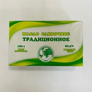 Масло сливочное &#34;Традиционное &#34; 180 гр  82,5%